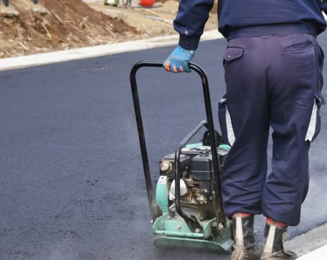 asphalt driveway installation Lakemoor, IL home 2